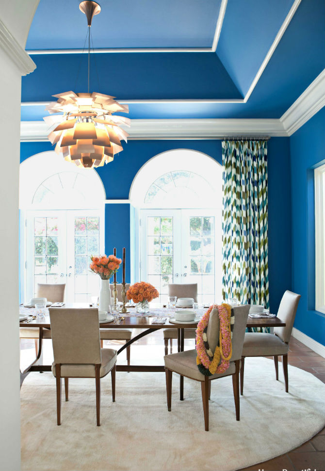 Colorful Dining Rooms Glamorous Dining room Colors for Spring (2)