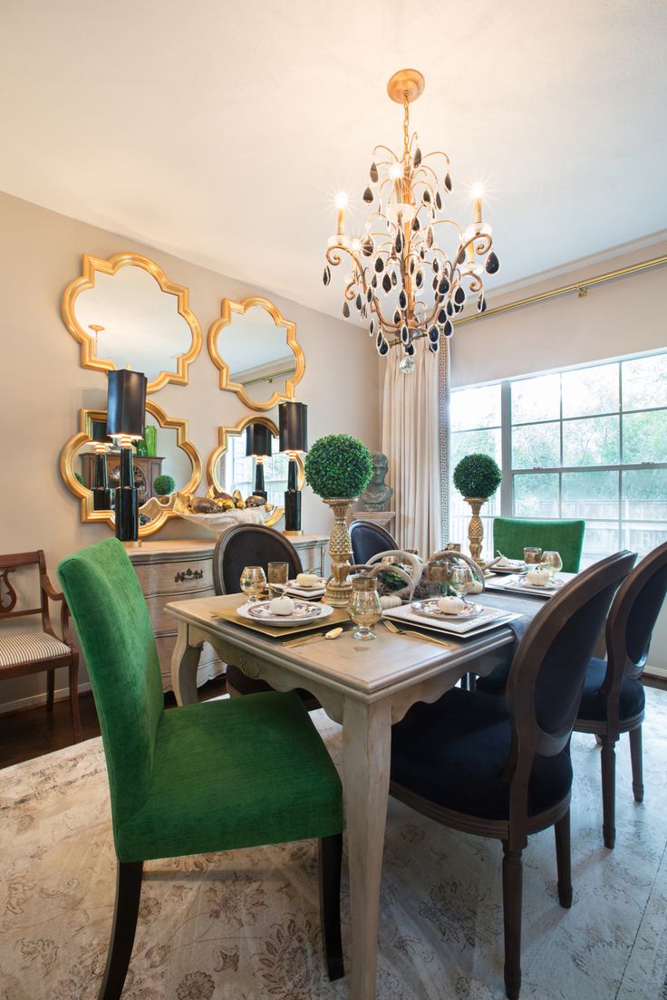dining room ideas with mirrors