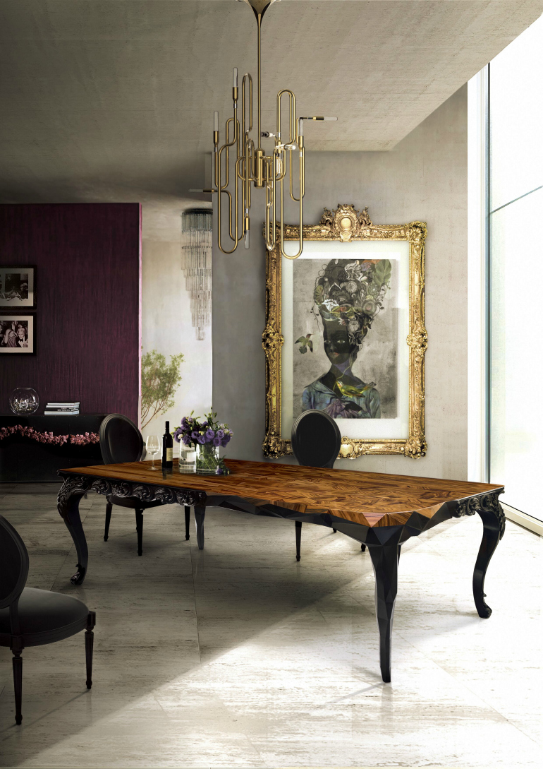 Amazing Interiors with Large Dining Room Tables