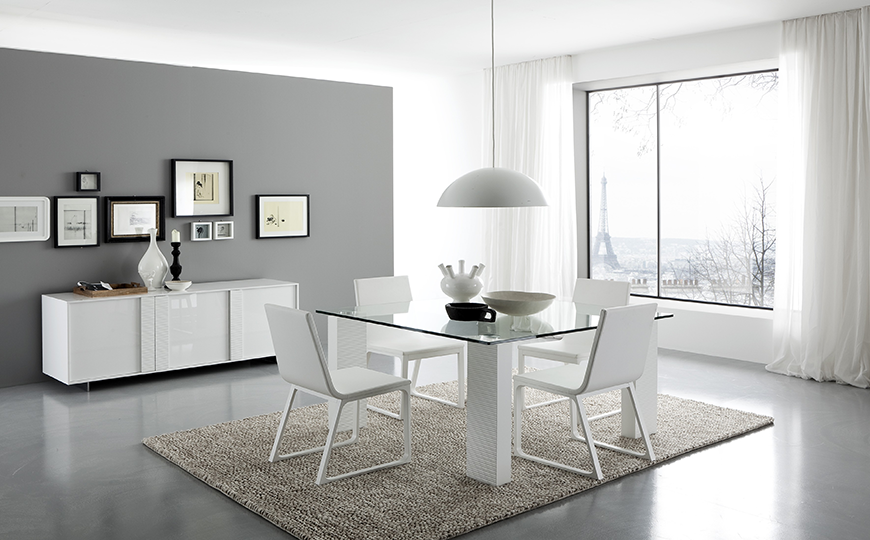 Beautiful Dining Room Sets with White Interiors