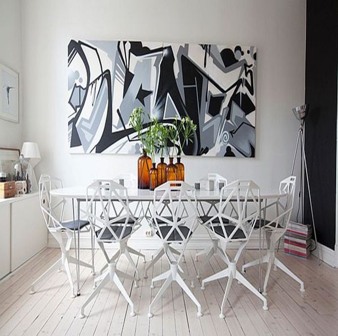 How To Style Wall Art In Your Modern Dining Room