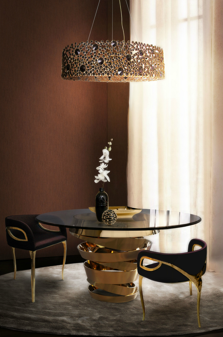 Amazing Dining Room Furniture Sets With Luxury Upholstery