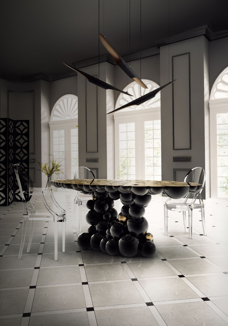 8 Dark Dining Tables For A Chic & Modern Dining Room